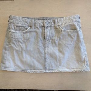 Gray Distressed Citizens of Humanity Skirt